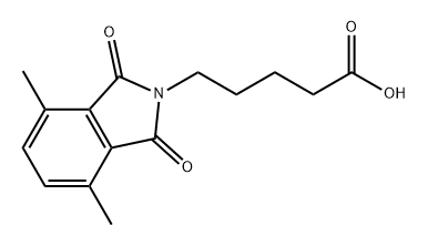 5-(5-methyl-1,3-dioxoisoindolin-2-yl)pentanoic acid 结构式