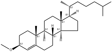 3β-Methoxycholest-4-ene 结构式