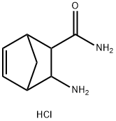 3-Aminobicyclo[2.2.1]hept-5-ene-2-carboxamide hydrochloride 结构式