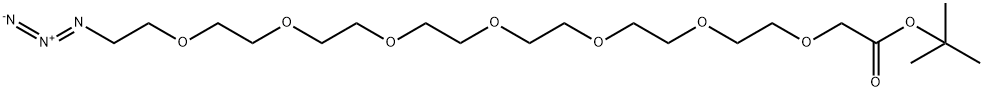 叠氮-七聚乙二醇-叔丁酯 结构式