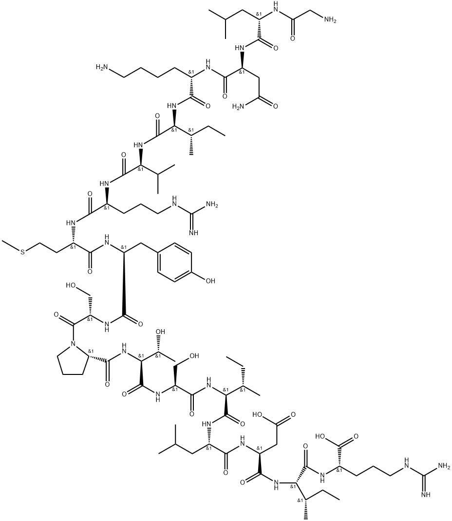 HIV-1 gag Protein p24 (194-210) 结构式