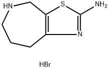 5,6,7,8-四氢-4H-噻唑[5,4-C]氮杂-2-氨基二氢溴化物 结构式