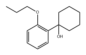 1-(2-propoxyphenyl)cyclohexanol 结构式