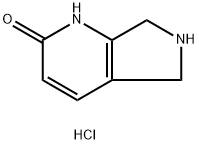 5H,6H,7H-pyrrolo[3,4-b]pyridin-2-ol hydrochloride 结构式