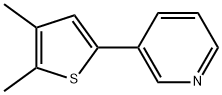 3-(4,5-Dimethyl-2-thienyl)pyridine 结构式