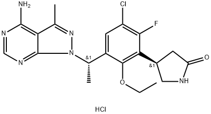 PARSACLISIB HYDROCHLORIDE 结构式