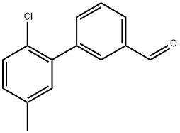 2'-Chloro-5'-methyl-[1,1'-biphenyl]-3-carbaldehyde 结构式