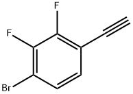 1-溴-4-乙炔基-2,3-二氟苯 结构式