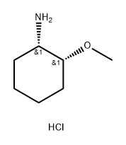Cyclohexanamine, 2-methoxy-, hydrochloride (1:1), (1S,2R)- 结构式