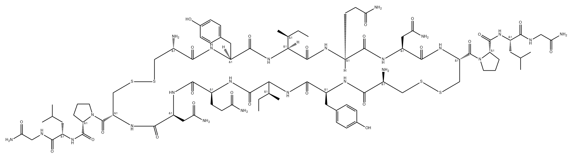 Β-缩宫素二聚体 结构式