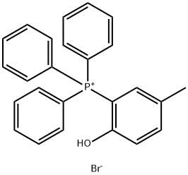 (2-羟基-5-甲基苯基)三苯基溴化膦 结构式