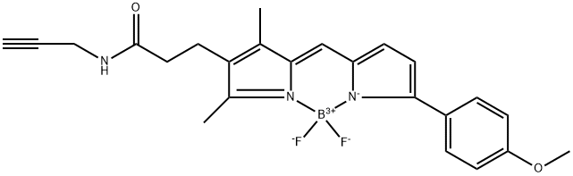 BDP TMR ALKYNE 结构式