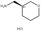 2H-Pyran-3-methanamine, tetrahydro-, hydrochloride (1:1), (3S)- 结构式