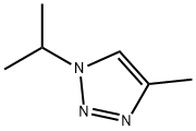 1-异丙基-4-甲基-1,2,3-三氮唑 结构式