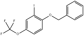 1-(benzyloxy)-2-iodo-4-(trifluoromethoxy)benzene 结构式