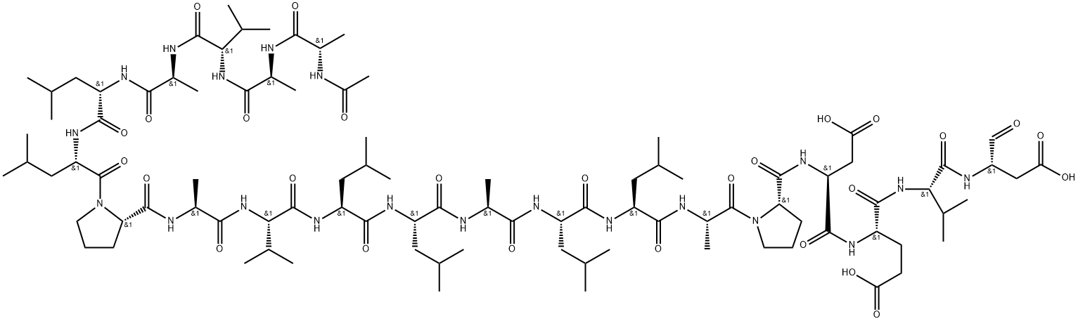 Cell-permeable Caspase-3 Inhibitor I trifluoroacetate salt 结构式