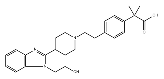 比拉斯汀杂质10 结构式