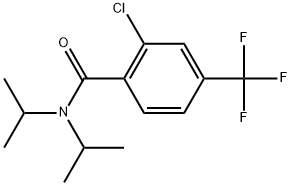 2-Chloro-N,N-bis(1-methylethyl)-4-(trifluoromethyl)benzamide 结构式