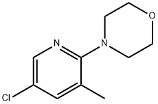 4-(5-chloro-3-methylpyridin-2-yl)morpholine 结构式