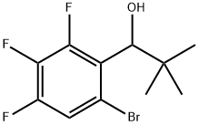 1-(6-bromo-2,3,4-trifluorophenyl)-2,2-dimethylpropan-1-ol 结构式