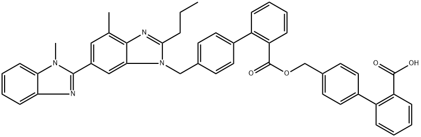 替米沙坦杂质27 结构式