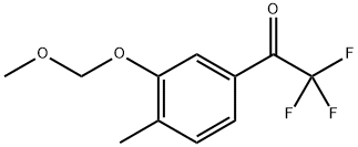 2,2,2-trifluoro-1-(3-(methoxymethoxy)-4-methylphenyl)ethanone 结构式