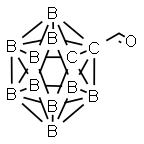 1-羧基-邻碳硼烷 结构式