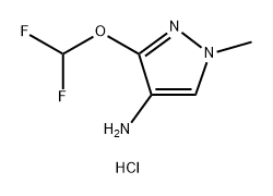 3-(二氟甲氧基)-1-甲基-1H-吡唑-4-胺盐酸盐 结构式