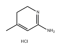 4-methyl-1,2,5,6-tetrahydropyridin-2-imine 
hydrochloride 结构式