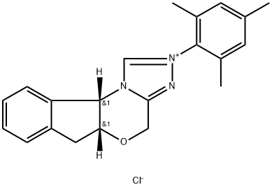 (5AS,10BR)-2-甲基-4,5A,6,10B-四氢茚并[2,1-B][1,2,4]三唑并[4,3-D][1,4]噁嗪-2-氯化铵 结构式