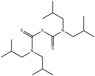 一硫化四异丁基秋兰姆 结构式