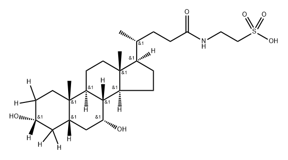 Taurochenodeoxycholic Acid D5 结构式