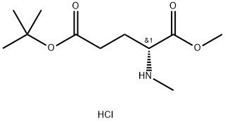 H-N-ME-D-GLU(OTBU)-OME.HCL 结构式