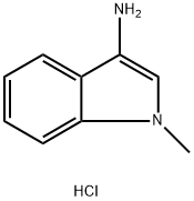 1-甲基-1H-吲哚-3-胺(盐酸盐) 结构式
