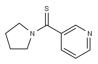 3-吡啶基- 1-吡咯烷基甲硫醇 结构式
