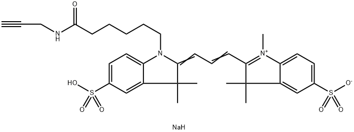DISULFO-CY3 ALKYNE 结构式