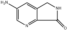 3-氨基-5,6-二氢-7H-吡咯并[3,4-B]吡啶-7-酮 结构式