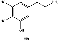 5-羟基多巴胺氢溴酸盐 结构式