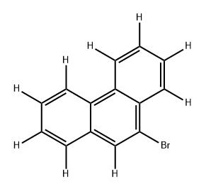 9-溴菲-1,2,3,4,5,6,7,8,10 -D9 结构式