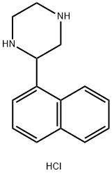 2-(萘-1-基)哌嗪盐酸盐 结构式