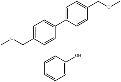 联苯苯酚型树脂 结构式
