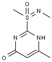 2-(N,S-二甲基磺酰亚胺基)-6-甲基嘧啶-4(1H)-酮 结构式