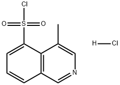 5-Isoquinolinesulfonyl chloride, 4-methyl-, hydrochloride (1:1) 结构式