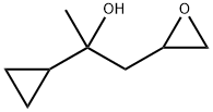 2-cyclopropyl-1-(oxiran-2-yl)propan-2-ol 结构式