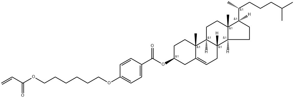 CHOLEST-5-EN-3-OL (3尾)-, 3-[4-[[6-[(1-OXO-2-PROPEN-1-YL)OXY]HEXYL]OXY]BENZOATE 结构式