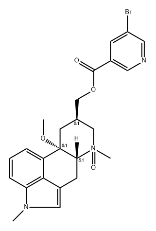 尼麦角林杂质13 结构式