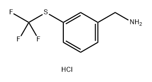 1-{3-[(trifluoromethyl)sulfanyl]phenyl}methanamin
e hydrochloride 结构式