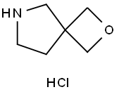 2-氧杂-6-氮杂螺[3.4]辛烷盐酸盐 结构式