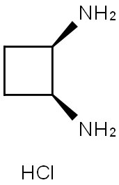 REL-(1R,2S)-环丁烷-1,2-二胺二盐酸盐 结构式