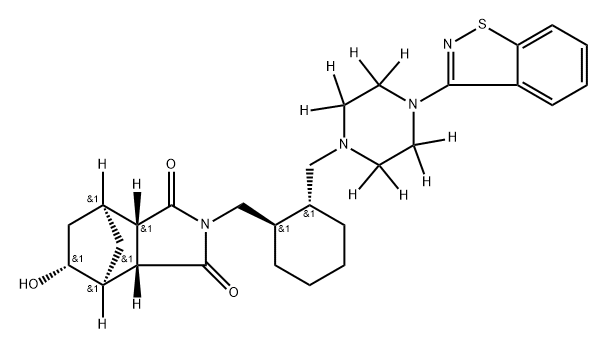 鲁拉西酮杂质 结构式